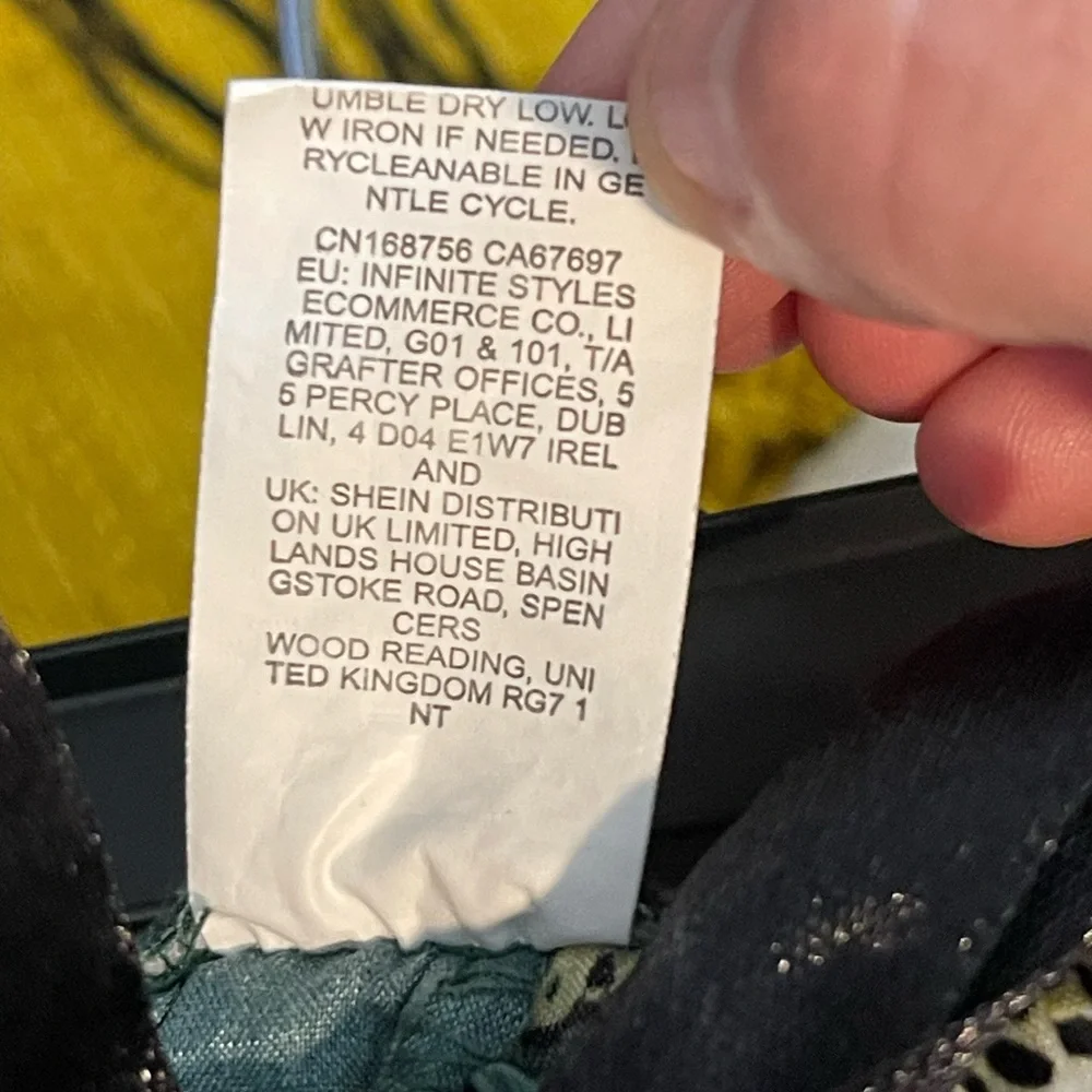 SHEIN Green Leopard Print Pajama Set - Picture 7 of 8